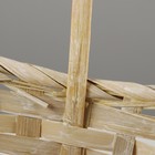 Набор корзин, 26х19х9х10,5/34 см, 33х24х11х13/42 см, 30х21х10х11/38 см, жёлтые,  бамбук - фото 24177953