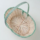 Набор корзин, 26х19х9х10,5/34 см, 33х24х11х13/42 см, 30х21х10х11/38 см, зелёные,  бамбук - фото 23725930