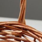 Корзина плетеная, 22 x 18 x 10/25 см, медовая, ива - фото 35585894