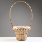 Корзина плетеная, 30 х 23/67 см, ива 10296348