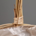 Корзина плетеная, 30 х 23/67 см, ива 10296348