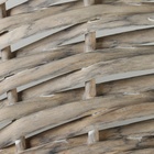 Корзина плетеная, 33 х 33 х 15,5 х 47 см, серая, ива - фото 23725987