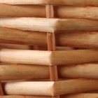 Набор корзин плетеных, 28 x 20 x 14/28 см, 22 x 16 x 12/24 см, 2 шт, медовая, ива - фото 24321729