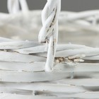 Набор корзин, 31 x 20 х 17/28 см, 23 x 16 х 14/22 см, 2 шт, белые, ива - фото 23671676