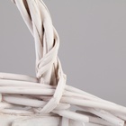 Набор корзин плетеных, 39 х 25 х 19 х 24 х 33 см, 34 х 20 х 17 х 22 х 30 см, 2шт, белые, ива 1029636 - фото 24988348