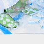 Коврик противоскользящий в ванну на присосках Доляна «Морские жители», 36×68 см - Фото 3