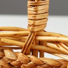 Набор корзин плетеных, 33х33х13/36 см, 28х28х11/31 см, 22х22х10/26 см, 3 шт, ива - фото 24988354