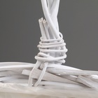 Набор корзин, 37x30х17/20/44 см, 32x28х17/20/40 см, 2 шт, белые, ива - фото 24988367