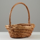 Набор плетеных корзин, 38х30х13/36 см, 32х25х12/32 см, 27х21х11/27 см, 3 шт, ива - фото 23738251