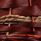 Набор корзин плетеных, 38х29х14/10/36 см, 32х23х13/9/31 см, 26х19х11/8/26 см, 3 шт, ива - фото 23738261