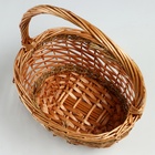 Набор плетеных корзин, 39х30х16/36 см, 32х24х14/32 см, 27х19х12/27 см, 3 шт, ива - фото 24321758