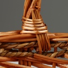 Набор плетеных корзин, 39х30х16/36 см, 32х24х14/32 см, 27х19х12/27 см, 3 шт, ива - фото 24321759