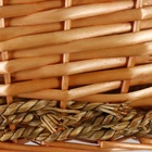 Набор плетеных корзин, 39х30х16/36 см, 32х24х14/32 см, 27х19х12/27 см, 3 шт, ива - фото 24321760