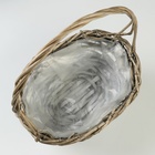 Набор корзин, 39x31х15/45 см, 33x28х14/40 см, 28x23х13/35 см, 3 шт, серые, ива - фото 23738289