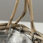 Набор корзин, 39x31х15/45 см, 33x28х14/40 см, 28x23х13/35 см, 3 шт, серые, ива - фото 23738290