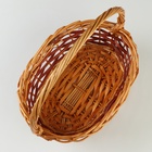 Набор корзин плетёных, 39×32×13/36 см, 34×26×11/31 см, 28×20×10/25 см, 3 шт., ива 10296401 - фото 604011