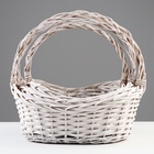 Набор корзин плетеных, 42x30x13/17/36 см, 35x26x10/15/32 см, 30x20x9/13/27 см, 3 шт, ива - фото 27350393