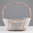 Набор корзин плетеных, 42x30x13/17/36 см, 35x26x10/15/32 см, 30x20x9/13/27 см, 3 шт, ива - фото 27350394