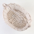 Набор корзин плетеных, 42x30x13/17/36 см, 35x26x10/15/32 см, 30x20x9/13/27 см, 3 шт, ива - фото 27350396