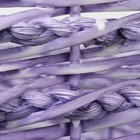 Набор корзин плетеных, 44x36x15/40 см, 36x32x14/35 см, 32x27x12/30 см, 3 шт, фиолетовый, ива 1029641 - фото 23671719
