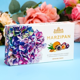 Конфеты глазированные «Марципан» Ассорти (Весна, апельсин, чернослив), 126 г