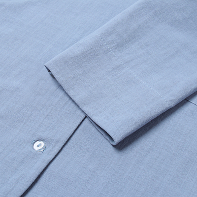 Пижама женская (рубашка, брюки) KAFTAN Basic, размер 48-50, голубая
