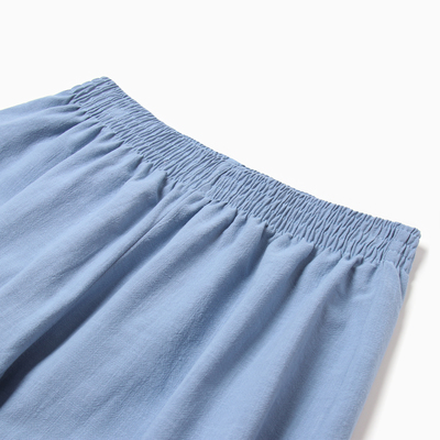 Пижама женская (рубашка, брюки) KAFTAN Basic, размер 48-50, голубая