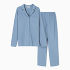 Пижама женская (рубашка и брюки) KAFTAN "Basic" р.52-54 , голубой - Фото 7