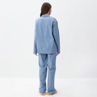 Пижама женская (рубашка и брюки) KAFTAN "Basic" р.52-54 , голубой - Фото 5