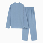 Пижама женская (рубашка и брюки) KAFTAN "Basic" р.52-54 , голубой - Фото 12