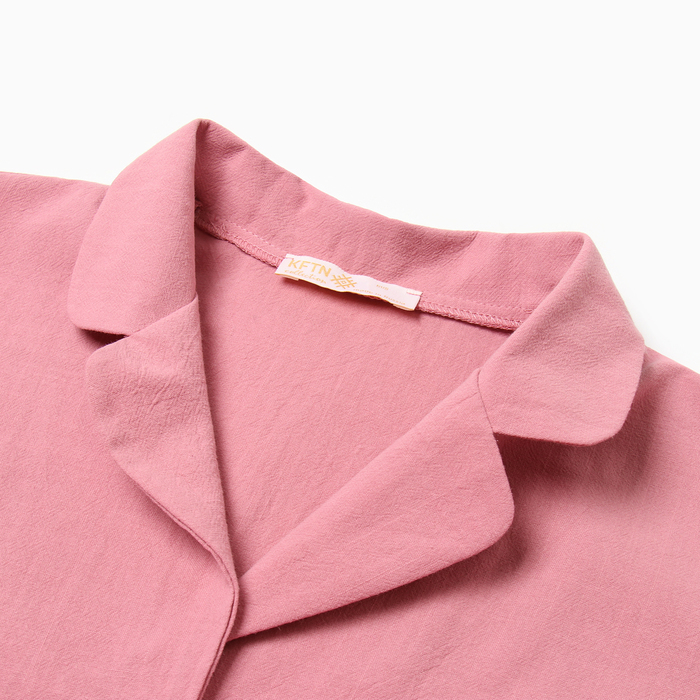Пижама женская (рубашка и брюки) KAFTAN "Basic" р.44-46, розовый