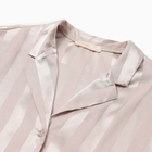 Комплект женский (рубашка, брюки) KAFTAN Silk "Полоска" р.44-46, кремовый - фото 23693097