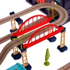 Железная дорога «Город», в чемодане, работает от батареек - фото 23712780