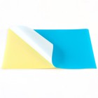 Бумага цветная самоклеящаяся, 16х23 см, 6 листов, 6 цветов, мелованная, односторонняя, в пакете, 80 г/м², Синий трактор - Фото 2