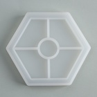 Подставка из гипса. Набор для создания поддона с красками «Шестиугольник» - Фото 3