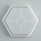 Подставка из гипса. Набор для создания поддона с красками «Шестиугольник» - Фото 4