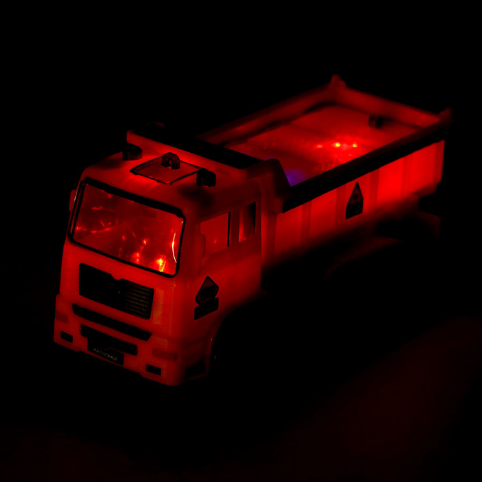 Машина «Спецслужбы. Самосвал», световые и звуковые эффекты, работает от батареек - фото 1908043639