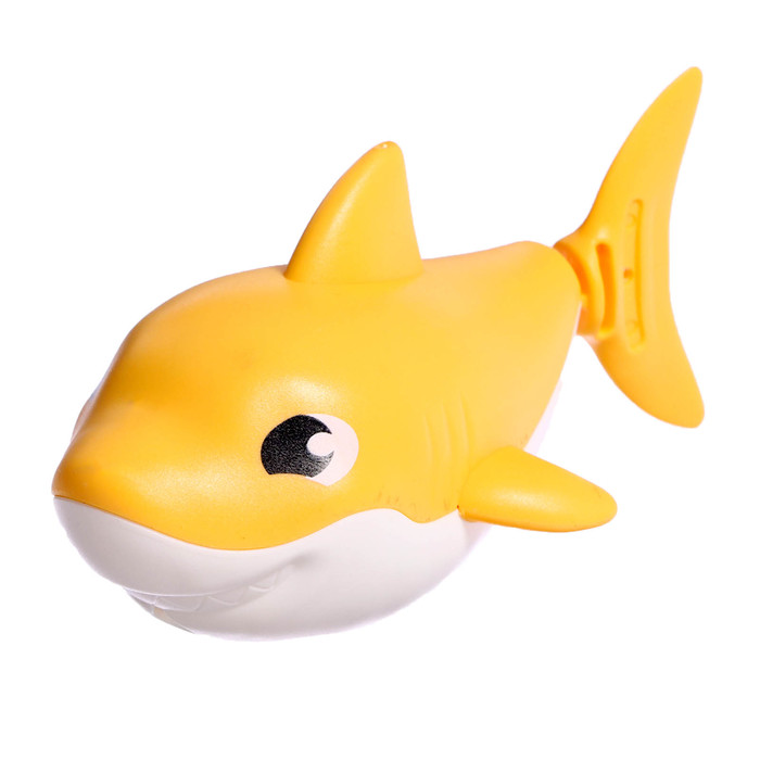 Заводная игрушка водоплавающая «Акулёнок», цвета МИКС - фото 1909509078