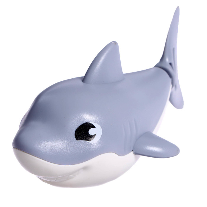 Заводная игрушка водоплавающая «Акулёнок», цвета МИКС - фото 1909509079
