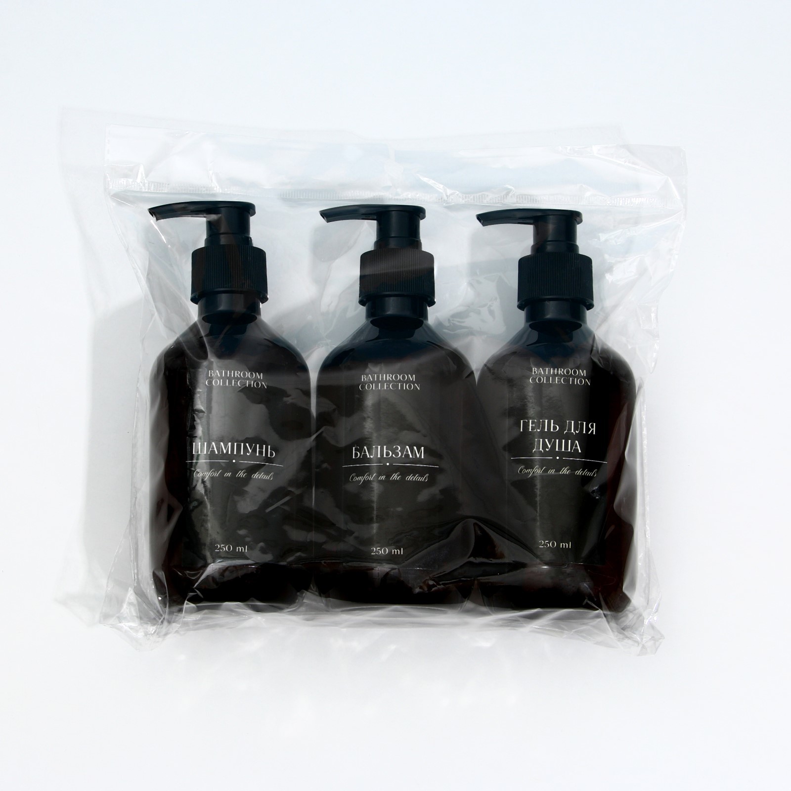 Дозатор для шампуня, бальзама, геля для душа Bathroom collection, 250 ...