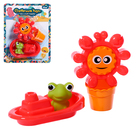 Набор игрушек для ванны «Солнышко», 4 предмета - фото 303881396