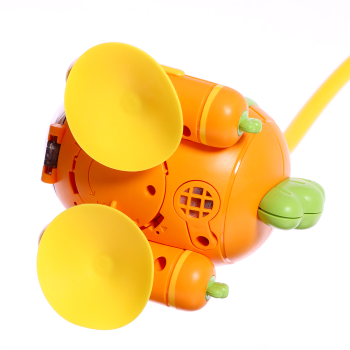 Детский душ для ванны «Подводная лодка», с щёткой для мытья головы, работает от батареек
