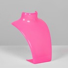 Бюст для украшений, 5,3×4×13 см, цвет розовый - Фото 3