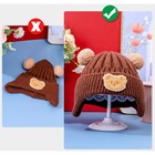 Подставка для шапок, 55 см обхват головы, 18×18×20 см, цвет белый - фото 24998539