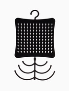 Органайзер для украшений QF, с крючком, 60 пар, 6 крючков, пластик, 20×0.5×35 см, чёрный - Фото 2