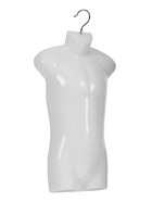 Манекен детский, бюст с крючком, 30×5.5×50 см, белый - Фото 3
