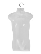 Манекен детский, бюст с крючком, 30×5.5×50 см, белый - Фото 4