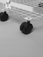 Накопитель складной на колесах, 5 полок, 35.3×27.3×94.6 см, белый - Фото 5