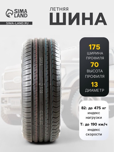 Шина летняя SONIX Ecopro 99 175/70 R=13 82T