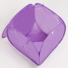 Корзина для хранения с крышкой «Единорожик», 42 х 42 х 42 см, фиолетовая - Фото 4